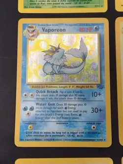 Vintage Holo Rare Pokemon Cards WOTC 1999 Base Set, Fossil, Jungle MP/HP Raichu - Image 5