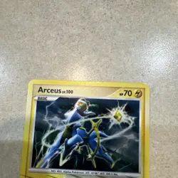 2009 Pokemon TCG Platinum Arceus Lv.100 HP 70 Holo Rare AR6 LP - Image 4