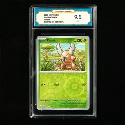 TQG 9.5 MINT+ 2025 Pokemon ENG Pinsir 003/131 C - Image 2