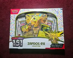 PoKeMoN TCG: Scarlet & Violet 151 Zapdos EX Collection Box Sealed - Image 1
