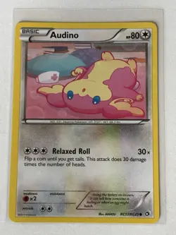 Pokemon TCG NM-Mint condition Audino RC17/RC25 Holo Radiant Collection - Image 1
