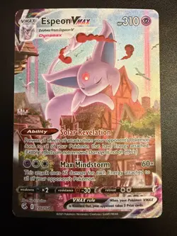Pokemon Espeon VMAX Alt Art 270/264 Fusion Strike Secret Rare Full Art - Image 1