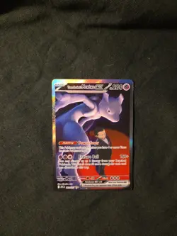 Team Rocket’s Mewtwo ex 281/217 SIR Secret Ascended Heroes Pokemon IN HAND MINT - Image 1