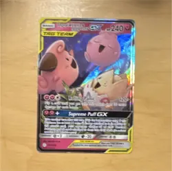 Pokemon Togepi & Cleffa & Igglybuff GX TAG TEAM Ultra Rare 143/236 Cosmic Eclip. - Image 1