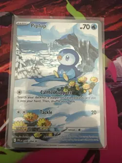 Piplup 98/94 Pokemon TCG Phantasmal Flames Illustration Rare NM - Image 1