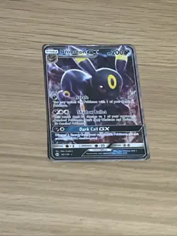 Pokemon TCG Umbreon GX 80/149 Sun & Moon Base Set Ultra Rare Near Mint - Image 1