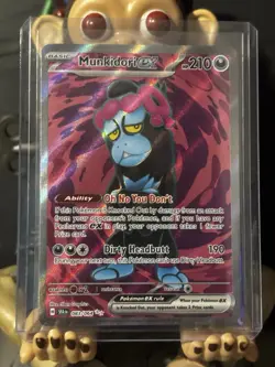 Pokemon TCG Munkidori EX 083/064 Shrouded Fable Full Art Ultra Rare - Image 1