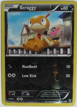 Pokemon - SCRAGGY - 85/135 - Reverse Holo - Plasma Storm - NM/M - NEW - Image 1
