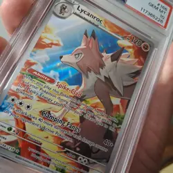 💎 Pokemon TCG Lycanroc #166 Illustration Rare 166/159 Journey Together PSA 10 - Image 3