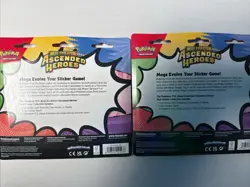 SET OF 2 - POKEMON ASCENDED HEROES TECH STICKER COLLECTION CHARMANDER & GHASTLY - Image 2