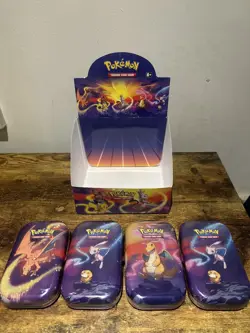 Pokemon TCG Kanto Power Mini Tin ( H24/L24 ) 4x Brand New & Sealed display case - Image 1