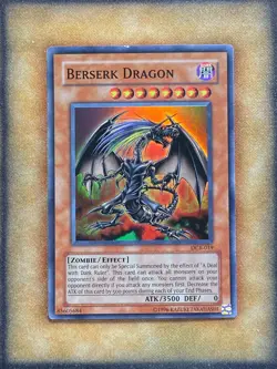 Yugioh Berserk Dragon DCR-019 Super Rare Original Print MP - Image 1