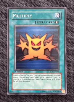 Yugioh Multiply 1st Edition Super Rare CRMS-EN090 NM - Image 1