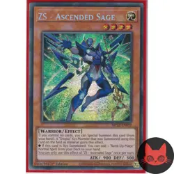 Yugioh ZS - Ascended Sage MP22-EN059 Secret Rare 1st Edition NM - Image 1