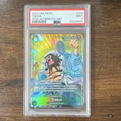 Bandai 2023 One Piece Trebol OP04-030 Alternate Art Foil Rare PSA 9 - Image 1