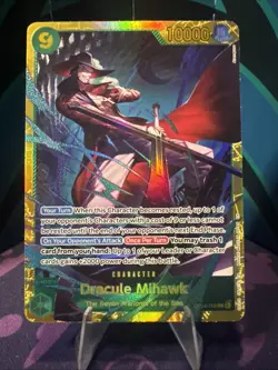 Dracule Mihawk OP14-119 SEC Secret Rare One Piece The Azure Sea's Seven - Image 1