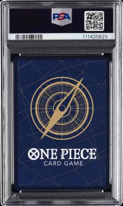 2025 ONE PIECE JPN OP11-A FIST OF DIVINE SPEED #057 SHIRAHOSHI PSA 10 - Image 2