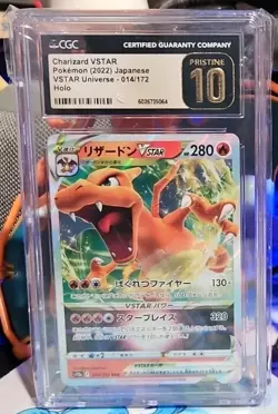 CGC 10 Pristine Charizard VSTAR 014/172 VSTAR Universe s12a Pokemon Card - Image 1