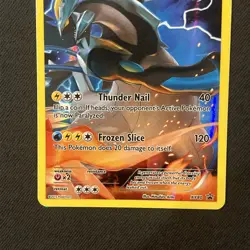 Black Kyurem XY80 Black Star Promo Full Art Holo Rare Pokemon Card LP - Image 3