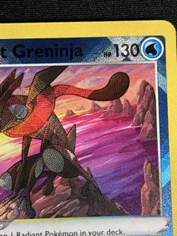 Radiant Greninja 046/189 Radiant Rare Holo NM Pokemon SWSH10: Astral Radiance #3 - Image 3