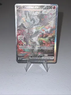 POKEMON TCG RESHIRAM ex 166/086 WHITE FLARE SIR SPECIAL ILLUSTRATION RARE NM - Image 2