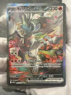 Pokemon TCG Reshiram ex 166/086 White Flare Special Illustration Rare Holo NM - Image 3
