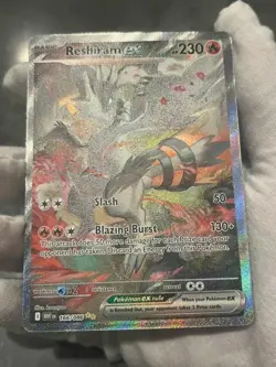 Pokemon TCG Reshiram ex 166/086 White Flare Special Illustration Rare Holo NM - Image 4