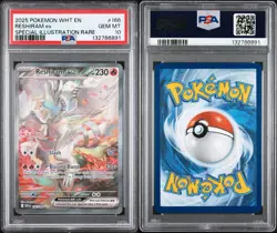 PSA 10 Pokemon TCG Reshiram EX White Flare Special Illustration Rare 166/086 - Image 3