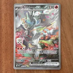 Pokemon TCG Reshiram EX White Flare SIR 166/086 Special Illustration Rare NM - Image 1