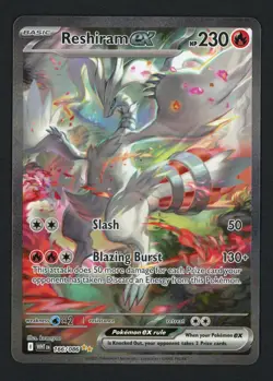 Reshiram ex 166/086 White Flare Special Illustration Rare Pokemon TCG - Image 1