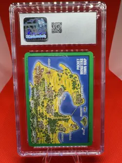 Venusaur Map Card 1 Pokemon JPN Bandai Carddass Vending 1996 CGC 6 Vintage TCG - Image 3