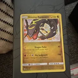 Pokemon Shining Rayquaza Shining Legends 56/73 Shiny Holo Rare Dragon Card - Image 1