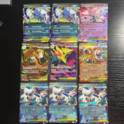Pokemon TCG Mega Evolution EX Lot NM 9 Cards - Image 1