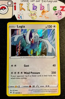 Lugia 132/185 NM Holo Rare Legendary Ocean Pokemon Card. Free Tracked Shipping! - Image 1