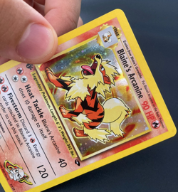 Pokemon Card Blaine's Arcanine Holo 1st ED 1/132 Gym Challenge ENG excellent EXC - Image 3
