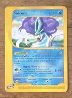 Pokemon Suicune Aquapolis 037/147 Regular Rare 2002 English TCG Card - Image 1