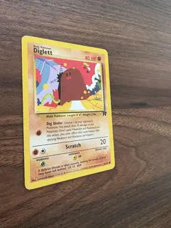 DIGLETT - Team Rocket Set - 52/82 - Common - Pokemon Card - Unlimited - LP - Image 3