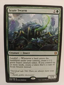 Scute Swarm - Zendikar Rising (ZNR) NM Never Played - Image 1