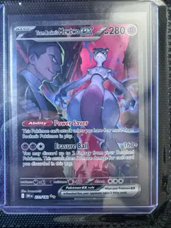 The Pokemon Company Team Rocket's Mewtwo ex 231/182 Sv10 Holo 280HP Rare - Image 1