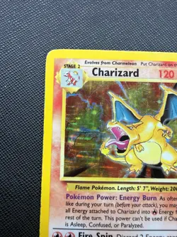 Pokemon TCG Charizard 4/102 Base Set,holo Unlimited 1999 HP SEE PICS! - Image 5