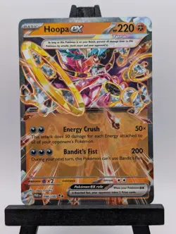 Pokemon Paradox Rift Hoopa ex Basic Double Rare HoloFoil #098/182 - Image 1
