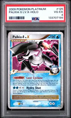 Palkia G Lv.X-Holo Pokemon Platinum 125 NM PSA 4 - Image 1