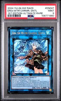 Eria The Water Charmer, Gentle *PSA 9* RA03-EN047 *Ultimate Rare* 2024 * Yugioh - Image 1