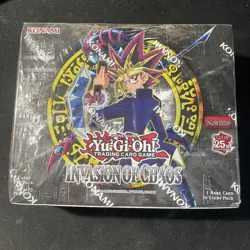 YuGiOh TCG Invasion of Chaos 25TH ANNIVERSARY EDITION Booster Box SEALED - Image 1