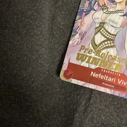 Nefeltari Vivi OP-03 Pre-Release Winner ST01-009 One Piece NEAR MINT!!! - Image 5