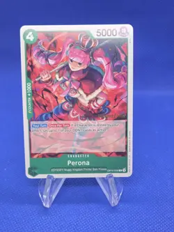 One Piece Royal Blood Release Event Perona OP10-036 Stamped Promo NM - Image 1