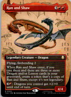 Ran and Shaw (Borderless) Regular Avatar: The Last Airbender NM - Image 1
