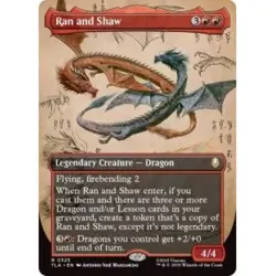 Ran And Shaw (borderless) X4 M/NM Magic MTG Avatar: The Last Airbender - Image 1
