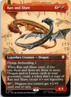 Ran and Shaw (Borderless) R Avatar: The Last Airbender 325 NM - Image 1