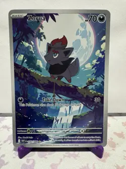 Pokemon SV White Flare WHT en Zorua Illustration Rare Card #142/086 - Image 1